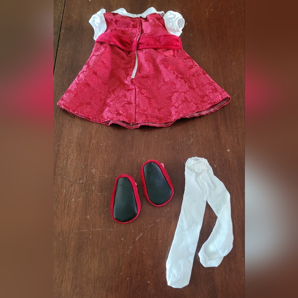 American Girl Bitty Baby Berry Brocade Outfit, Doll Not Included - Picture 2 of 3